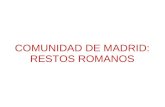 RESTOS ROMANOS EN MADRID