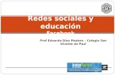 Trabajo con redes sociales en educación   caso facebook-presentacion 2013 v.0