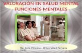 Funciones mentales e intervención de enfermería