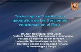 Toxicologia y distribucion geografica de las serpientes venenosas en el Peru