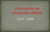 Historia de las educación chilena
