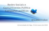 Redes Sociais e Comunicación Política