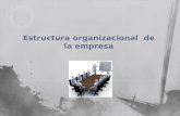 Estructura organizacional  de la empresa (1)