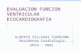 Ecocardio Evaluacion Funcion Ventricular