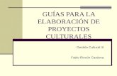Guia Elaboracion Proyectos Culturales