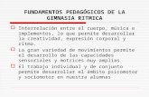 FUNDAMENTOS PEDAGÓGICOS DE LA GIMNASIA RITMICA