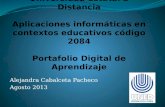 Portafolio digital de aprendizaje