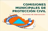 Comisiones municipales de pc funciones