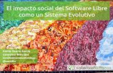 El Impacto Social del Software Libre como un Sistema Evolutivo