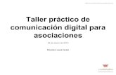 Taller práctico de comunicación digital para asociaciones