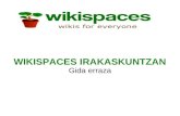 Wikispaces gida