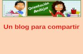 Presentacion blog orientacion andujar cita