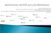 Aplicaciones del RSS para las Bibliotecas