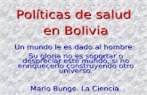 6 y 7 .políticas de sulud en bolivia