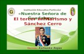 Gobierno de Sánchez Cerro
