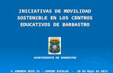 Iniciativas de movilidad sostenible en los centros educativos de Barbastro