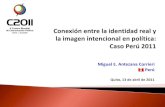 Conexión entre identidad real e imagen intencional en polìtica - Miguel Antezana