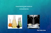 Transformaciones químicas y estequiometría