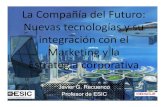 Apps Day BCN. 28/06/11.La Compañía del Futuro: Nuevas tecnologías y su integración con el Marketing y la Estrategia corporativa. Javier G. Recuenco