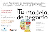 Curso Cerificado de Modelos de Negocios bajo la metodología Canvas Abril 2013