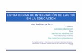 ESTRATEGIAS DE INTEGRACION DE LAS TIC EN EDUCACION