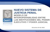 Modelo de Interoperabilidad entre las Instituciones del Poder Ejecutivo y Poder Judicial.