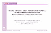 Nuevo enfoque de la práctica educativa del Programa UNIGIS Girona. Algunas reflexiones sobre las claves del cambio
