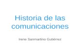 Historia de las comunicaciones