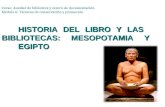 Historia de las bibliotecas mesopotamia y egipto