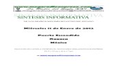 Sintesis informativa 11 01 2012