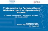 Tratamiento no farmacológico de la diabetes mellitus tipo 2 y la hipertensión arterial