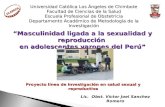 Masculinidad ligada a la sexualidad y reproducción de adolescentes varones del Perú.