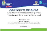 Proyecto educación sexual en las tic