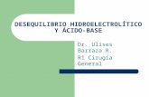 Desequilibrio hidroelectrolítico y ácido base