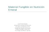 Material fungible en nutrición enteral