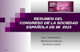 Congreso sociedad española MI 2013