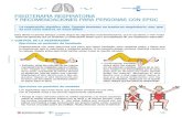 Fisioterapia respiratoria y recomendaciones para personas con EPOC