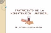 Hipertensión arterial. tx. farmacológico. (resumen) Dr. Osvaldo Cabrera. UNIVERSIDAD DE SAN CARLOS DE GUATEMALA.
