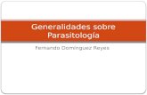 Generalidades sobre parasitología