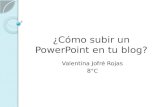 Cómo subir un power point en tu blog