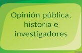 Opinión pública a través de la historia