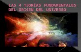 Las 4 teorías fundamentales del origen del universo