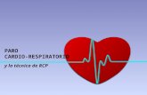 Paro Cardio Respiratorio + RCP