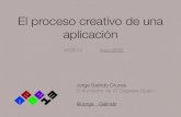 El proceso creativo de una aplicación