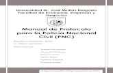 Trabajo: Manual de protocolo para la Policía Nacion