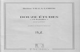 12 etudes, ed eschig H. Villalobos