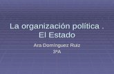 La organización política