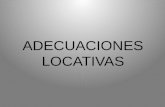 Presentacion empresarial ADECUACIONES LOCATIVAS