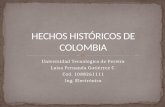 Hechos HistóRicos De Colombia
