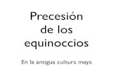 Precesión de los equinoccios entre los antiguos mayas